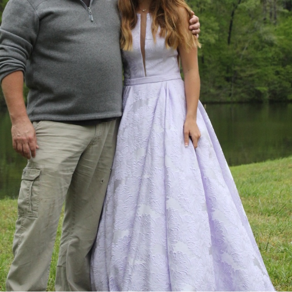 Lavender prom dress. Sherri hill.